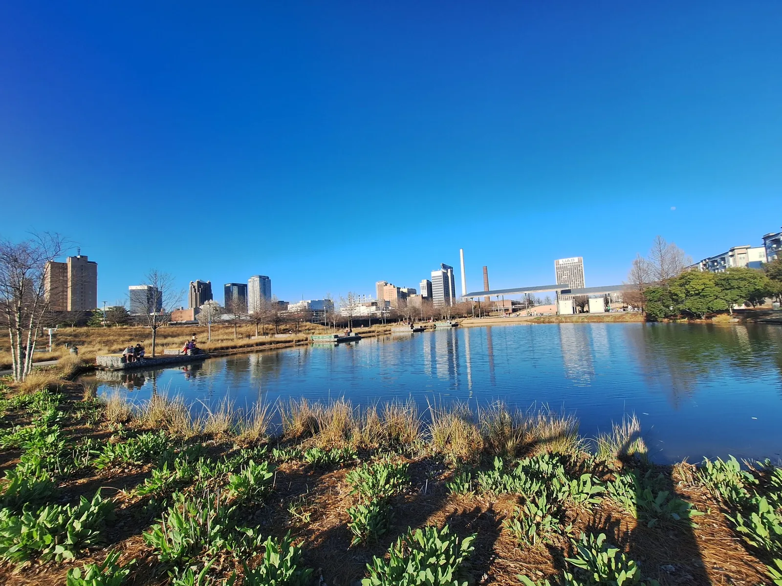 Railroad Park in downtown Birmingham, Alabama
