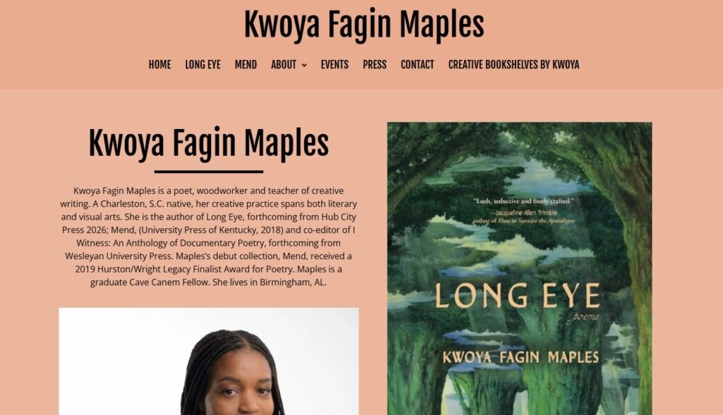 Screenshot of kwoya website